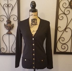Anne Klein Black Cardigan Sweater